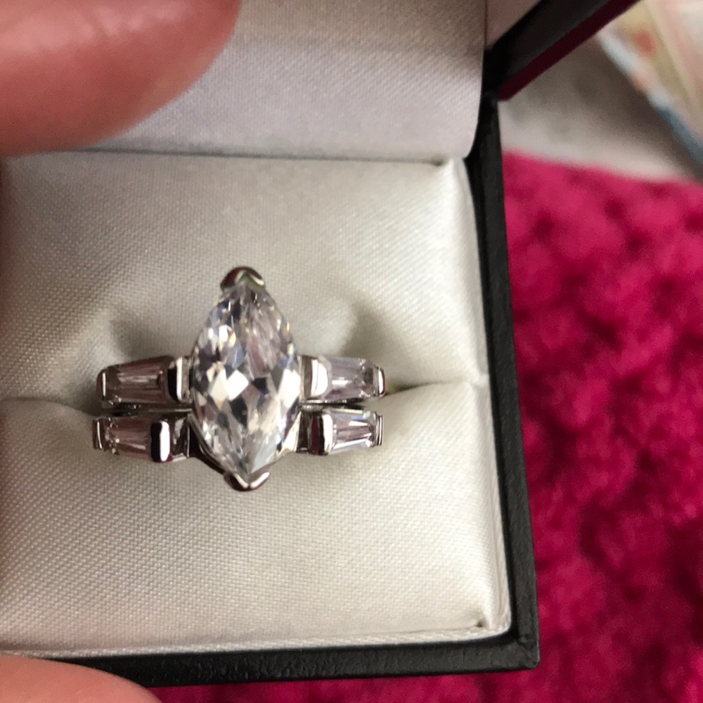 Costume Bridal Ring Set